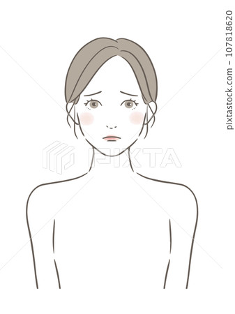 A troubled and disappointed woman A troubled and disappointed woman 107818620