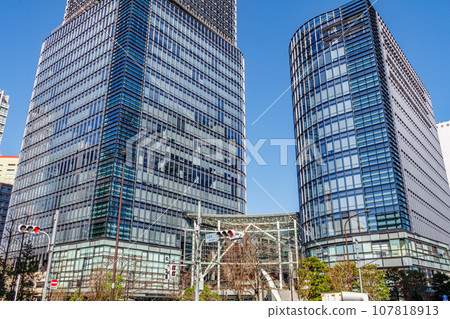 [東京的城市景觀] 御茶之水露台週邊的城市景觀 107818913