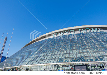 [Urban landscape of Tokyo] Urban landscape around Tokyo Dome 107818956