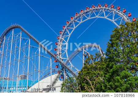 [東京的都市景觀] 東京巨蛋週邊的都市景觀 107818966