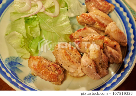 雞肉炒套餐午餐咖啡廳 107819323