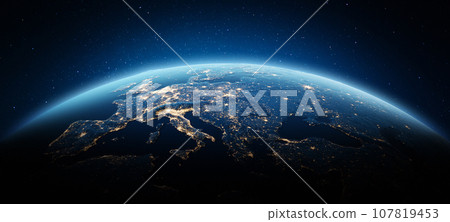 Europe city lights 107819453