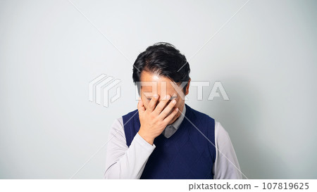 A disappointed middle-aged man A disappointed middle-aged man 107819625