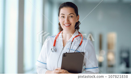 young doctor in the hospital young doctor in the hospital 107821838