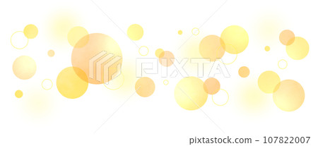 橙色和黃色蓬鬆的光 107822007