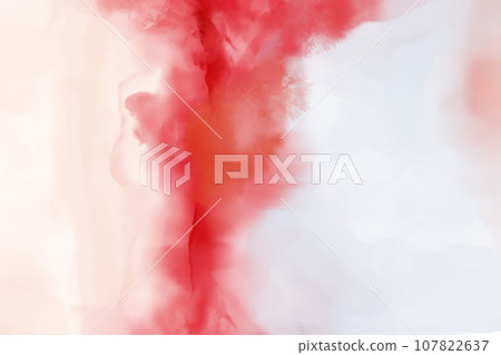 Abstract vector red watercolor background. Red template. Vector illustration. Abstract vector red watercolor background. Red template. Vector illustration. 107822637