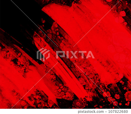 Black red ink brush stroke background. Vector illustration. Black red ink brush stroke background. Vector illustration. 107822680
