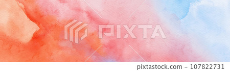 Abstract blue red watercolor paint background. Vector illustration Abstract blue red watercolor paint background. Vector illustration 107822731