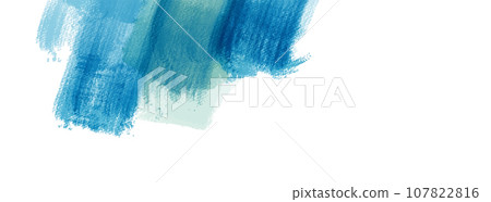 Vector banner shape isolated on white background. Hand drawn abstract paint. Vector banner shape isolated on white background. Hand drawn abstract paint. 107822816
