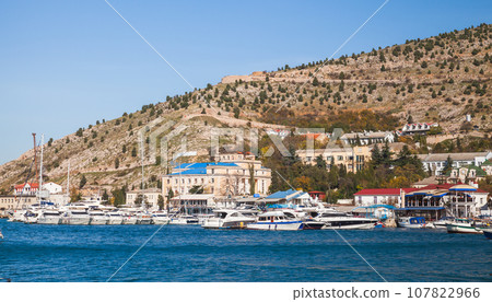 Crimea. Balaklava, summer landscape photo Crimea. Balaklava, summer landscape photo 107822966