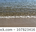 沙灘和清澈的海水 107823416