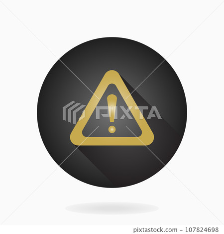 Modern Vector Exclamation Icon in the Circle 107824698