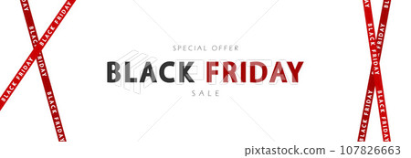 Black friday banner. 107826663