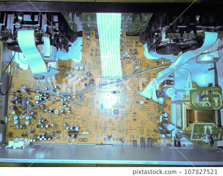 Details and diagrams of the cassette deck. Tape recorder Details and diagrams of the cassette deck. Tape recorder 107827521