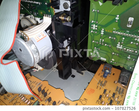Details and diagrams of the cassette deck. Tape recorder Details and diagrams of the cassette deck. Tape recorder 107827526