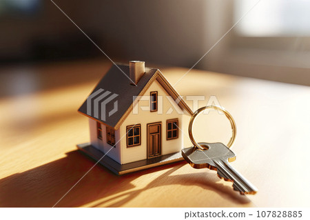 A new home opportunity awaits with an unlocked door 107828885