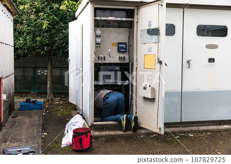 櫃內高壓進相電容器更換工作 107829725