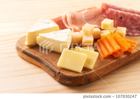 Assorted cheese image Assorted cheese image 107830247