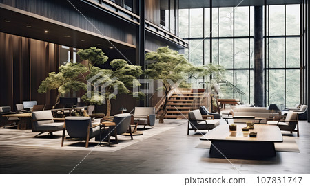 Lounge/lobby background material 107831747