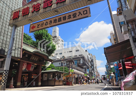 Sugamo Jizo Street Shopping Street Togenuki Jizo Koganji Temple Sugamo Jizo Street Shopping Street Togenuki Jizo Koganji Temple 107831937