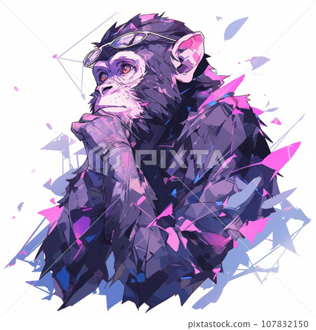 [AI生成圖像]善於思考商業的猴子 107832150