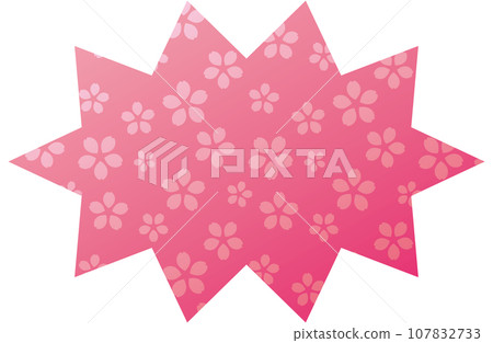 語音氣泡圖25【漸層櫻花圖案(粉紅)】 語音氣泡圖25【漸層櫻花圖案(粉紅)】 107832733