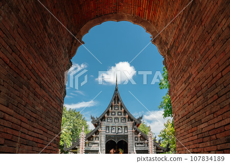 Wat Lok Molee temple in Chiang Mai, Thailand 107834189