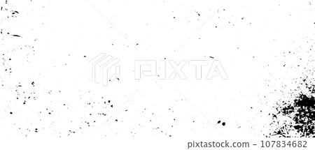 Vintage grunge background with speckles and particles. Grainy speckle texture. Vector illustration 107834682