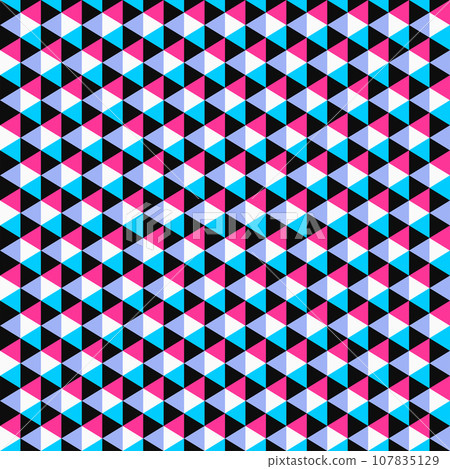Color mosaic pattern - vector seamless background. 107835129