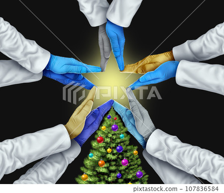 Hospital Workers Christmas Celebration 107836584