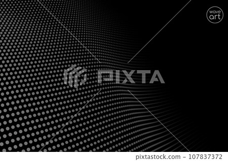 Digital plexus of glowing dots. Futuristic digital background for Science and technology Digital plexus of glowing dots. Futuristic digital background for Science and technology 107837372