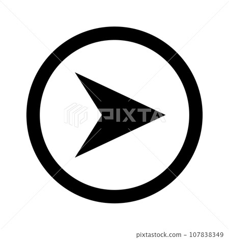 Arrows. Arrow direction signs. Set up pointer buttons. Vector collection 107838349