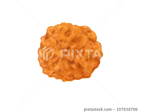 Illustration of large fried chicken 107838706