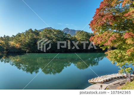 Autumn leaves around Goshikinuma, Fukushima Prefecture Autumn leaves around Goshikinuma, Fukushima Prefecture 107842365