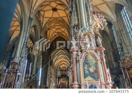 Inside St. Stephen's Cathedral ~ Main Altar ~ (Austria - Vienna) 107843375