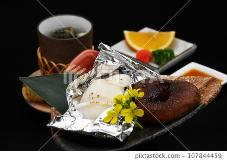 烤河豚魚精和鰭清酒 烤河豚魚精和鰭清酒 107844459