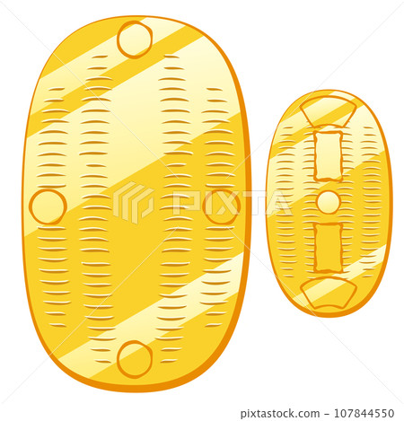 Shining large and small vector illustration Shining large and small vector illustration 107844550