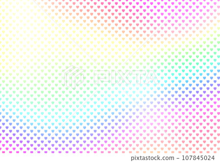Rainbow color hearts gradient background Rainbow color hearts gradient background 107845024