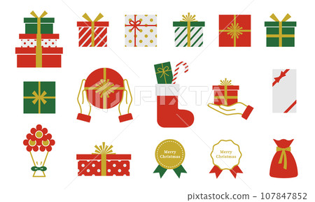 simple christmas gift set 107847852