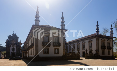 Impressive baroque building of Mateus Palace, Vila Real, Portugal Impressive baroque building of Mateus Palace, Vila Real, Portugal 107848151
