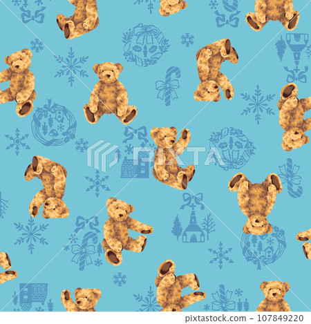 Cute bear design perfect for textiles, 107849220