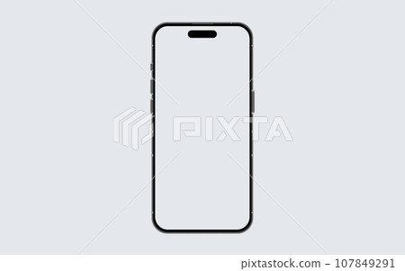 Mobile phone mockup, Smartphone template, Telephone vector mock up, Phone technology illustration, Simple smart phone mock Mobile phone mockup, Smartphone template, Telephone vector mock up, Phone technology illustration, Simple smart phone mock 107849291