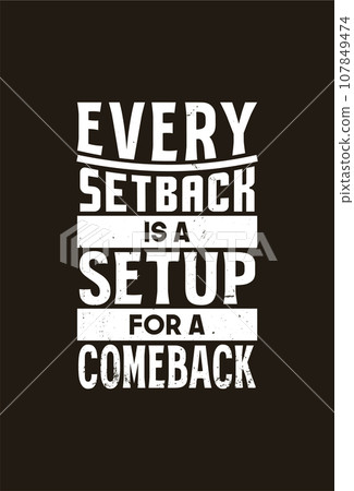 vector motivational typography t shirt design poster 107849474
