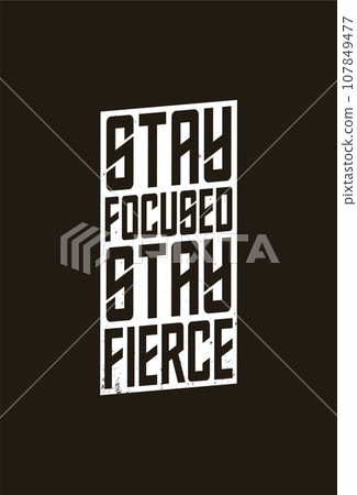 vector motivational typography t shirt design poster 107849477