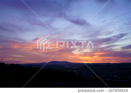 Autumn sunset/sky after sunset Autumn sunset/sky after sunset 107850928