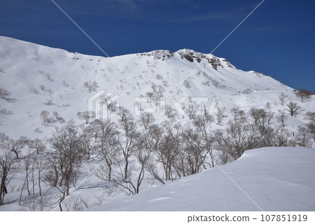 Looking towards the summit of Mt. Koshi Asahidake from near the Bozunuma evacuation hut Looking towards the summit of Mt. Koshi Asahidake from near the Bozunuma evacuation hut 107851919