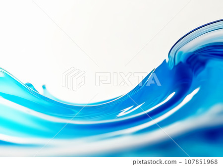 抽象的藍色水波[AI生成圖像] 107851968