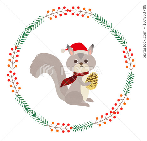 可愛的小松鼠 可愛的小松鼠 107853789