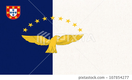 flag of Azores. Flag of Autonomous Region of the Azores. National Azores flag 107854277