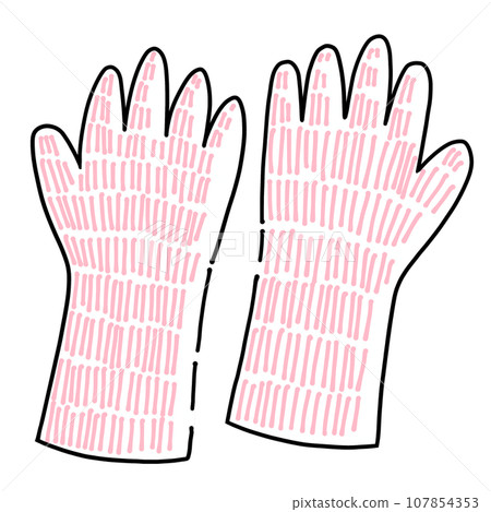 Loose simple rubber gloves single item Loose simple rubber gloves single item 107854353